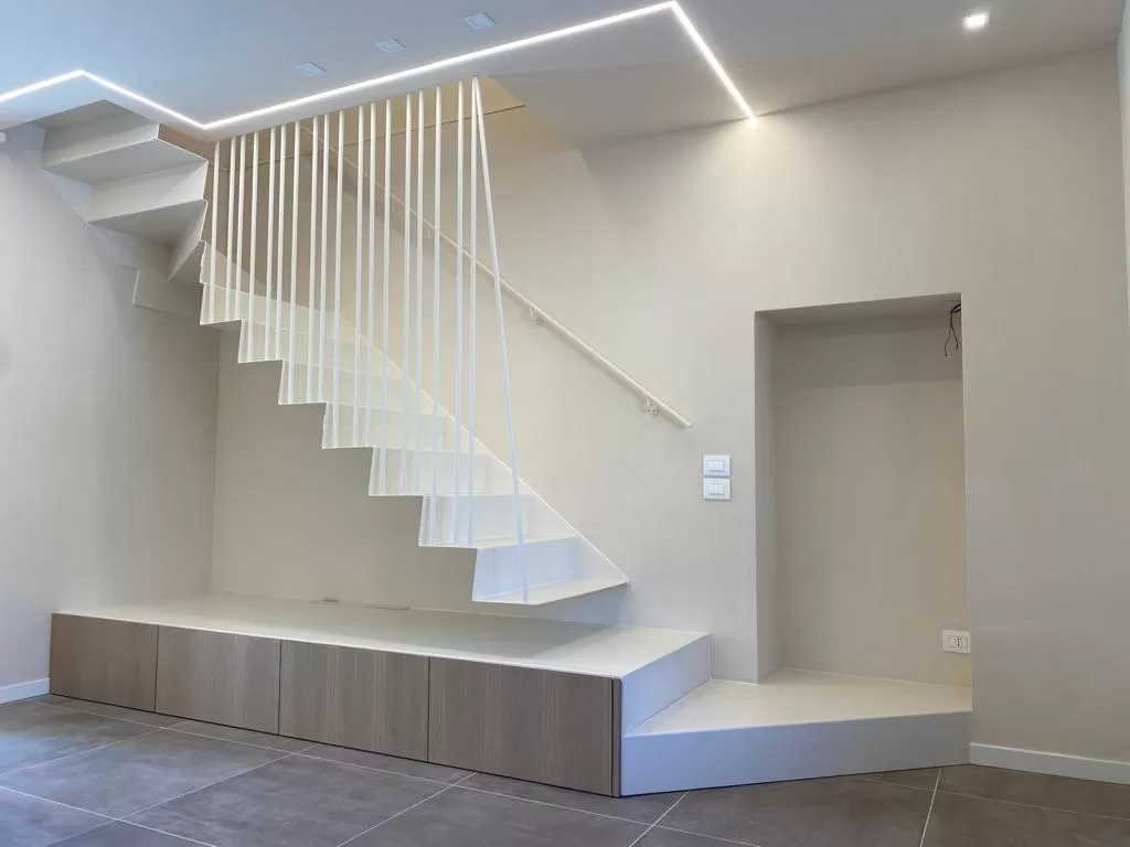 Progettazione di scala in arredo 