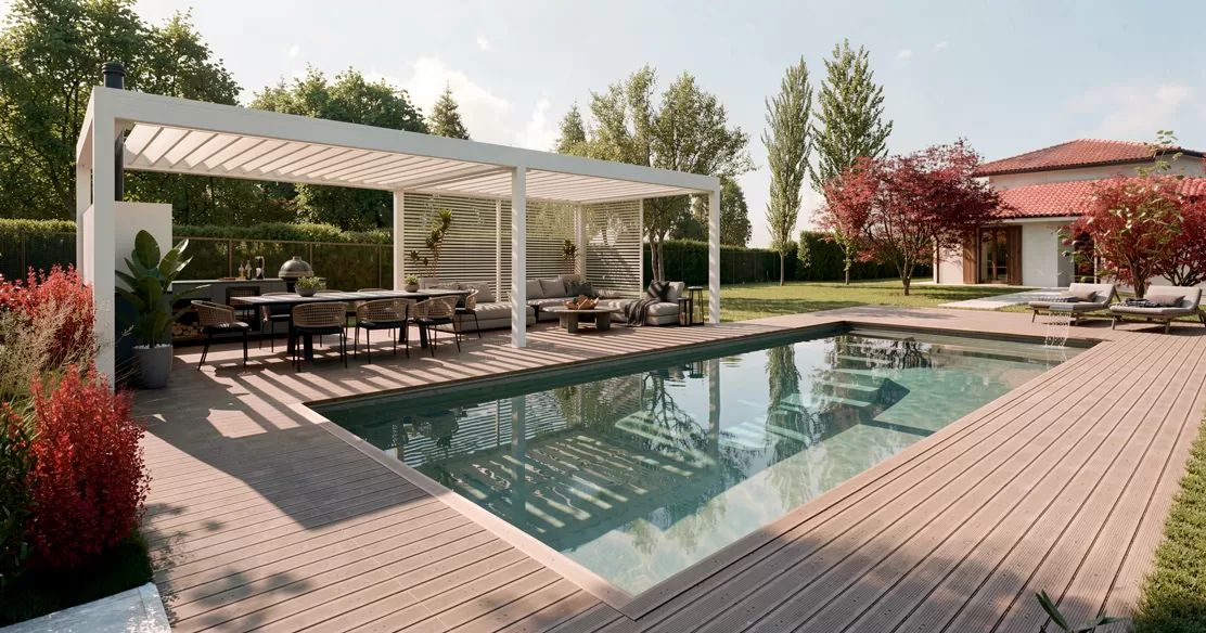 Progettazione aree verdi e piscina